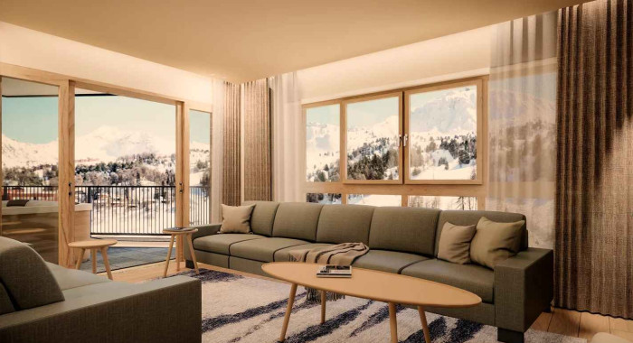 Eiger Suite, La Plagne: Centre ski chalet, image 2
